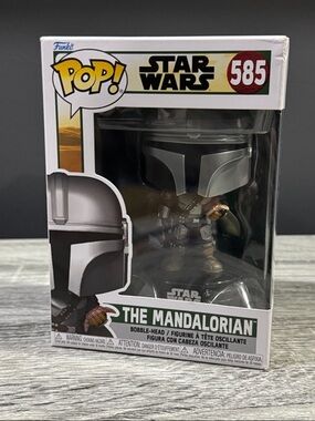 Funko Pop! | Star Wars  #585: The Mandalorian - Collectable Bobble-Head Figure